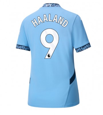 Manchester City Erling Haaland #9 Hemmatröja Dam 2024-25 Kortärmad